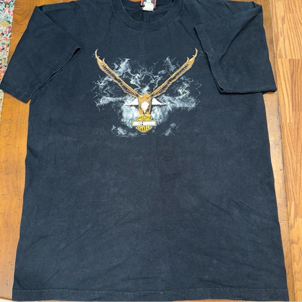 Harley-Davidson Black T-Shirt with Eagle Graphic men’s XL